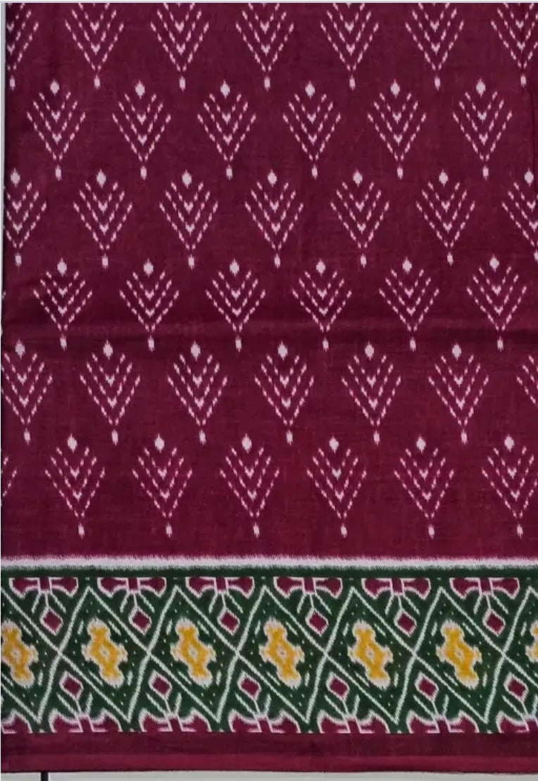 WOMEN/ GIRLS LATEST DESIGNERS PRINTED COTTON SAREE WITH BLOUSE