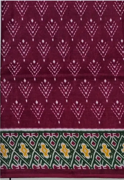 WOMEN/ GIRLS LATEST DESIGNERS PRINTED COTTON SAREE WITH BLOUSE